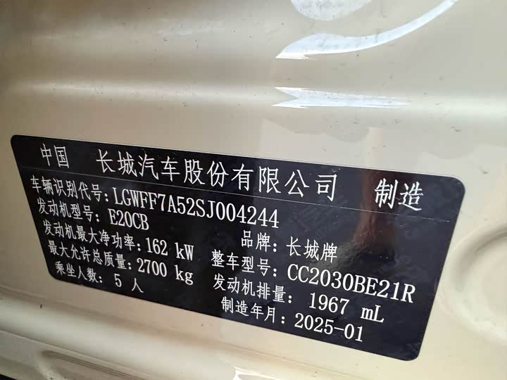 Tank 300 2025 2.0T Gasoline Conqueror - zdjęcie 20